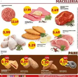 Volantino PENNY Pagina 5: Chicco di grano €1,00, Hamburger di bovino €12,49