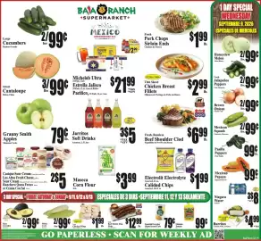Baja Ranch weekly ad week 37 Page 1