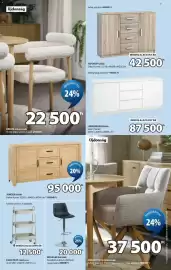 JYSK akciós újság Oldal 5: Jungen tároló €95.000,00, Kanstrup zsúrkocsi €12.500,00
