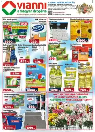 Vianni Drogéria akciós újság Oldal 1: Rayan kávés pohár tányérral €2.490,00, Turtle Grime prémium autómosó szivacs €499,00