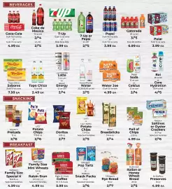 Sunset Foods weekly ad week 37 Page 4: Gatorade €6,99, Topo Chico Sabores €7,99