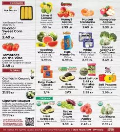 Sunset Foods weekly ad week 37 Page 8: Kid's Choice Watermelons €5,99, HunnyZ Apples €2,99
