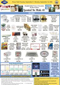 Seven Mile Market circular week 37 Page 4: Jetfoil 9" round pans €4,00, Jetfoil cookie sheet pan €0,79