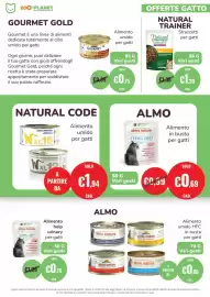 Volantino ZooPlanet Pagina 6: Natural Trainer Straccetti €1,20, Almo nature Alimento in busta per gatti €0,69