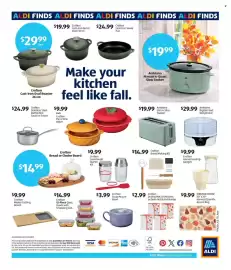 Aldi weekly ad week 38 Page 2: Crofton Bread Making Kit €14,99, Crofton homesteading gadget €9,99