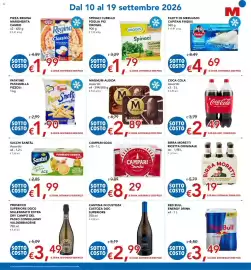 Volantino Migross Supermercati e Market Pagina 5: Spinaci Cubello Foglia Più Orogel €1,79, Campari Soda €8,29