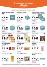 Volantino NaturaSì Pagina 13: Guanciale al pepe nero €35,95, Post workout bresaola e formaggio duro €7,19