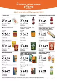 Volantino NaturaSì Pagina 17: Salsa pronta a base di pomodoro datterino Terre E Tradizioni €3,24