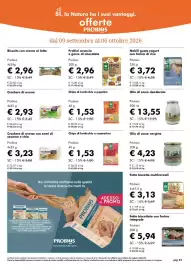 Volantino NaturaSì Pagina 22: Probios Chips di lenticchie e rosmarino €1,53, Probios Chips €1,53
