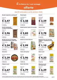 Volantino NaturaSì Pagina 23: Muesli alla frutta Rapunzel €6,79, Rapunzel Basis muesli €4,33