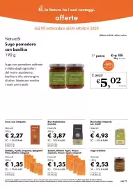 Volantino NaturaSì Pagina 29: Riso baldo integrale per risotti NaturaSi €4,93, Riso thailandese jasmine NaturaSi €3,87