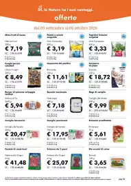 Volantino NaturaSì Pagina 36: Patate a spicchi surgelate Orto Campestre €3,19, Fagiolini finissimi Orto Campestre €3,33