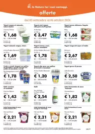 Volantino NaturaSì Pagina 41: Yogurt mini magro alla greca 0,2% grassi Andechser €3,47