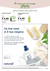 Volantino NaturaSì Pagina 58: Pastiglie lavastoviglie Ecosì €6,60, Detersivo liquido per piatti e stoviglie Sonett €4,99
