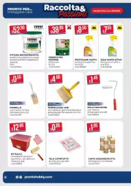 Volantino Pronto Hobby Pagina 14: Pennellessa 43/B €4,80, Telo copritutto €0,85