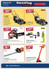 Volantino Pronto Hobby Pagina 2: Tagliabordi elettrico Black+Decker €34,90, Tagliasiepe Black+Decker €95,50