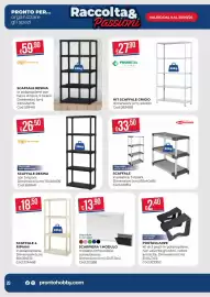 Volantino Pronto Hobby Pagina 20: Scaffale Mongardi €33,50, Kit scaffale grigio €27,90