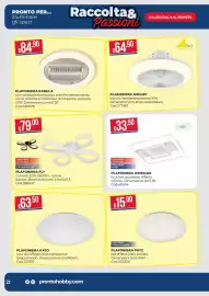Volantino Pronto Hobby Pagina 22: Plafoniera Wheeler €33,50, Plafoniera Fly €79,00
