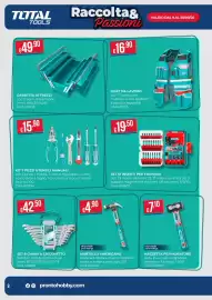 Volantino Pronto Hobby Pagina 8: Cassetta attrezzi €49,90, Kit 7 pezzi utensili manuali €15,90