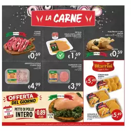 Volantino Maxi Coal Pagina 9: Hamburger con bacon Fileni €3,99, Petto di pollo Coal €1,69