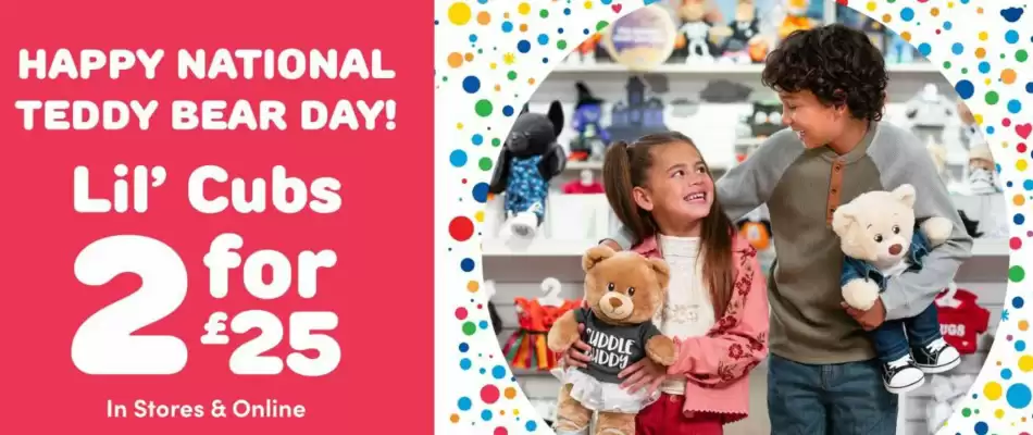 Build a Bear (valid until 28-09)