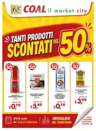 Volantino Coal City Pagina 1: Caffè Kimbo Aroma Italiano Deciso €5,49, Passata di pomodoro Rodolfi €0,79
