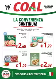 Volantino Coal City Pagina 1: Polpa pomodoro fine Mutti €1,29, Pizza la alta Buitoni €2,65