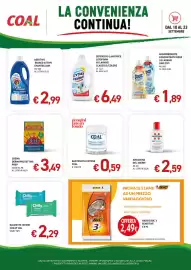 Volantino Coal City Pagina 9: Ammorbidente concentrato Deox €1,89, Bastoncini cotone Coal €0,59