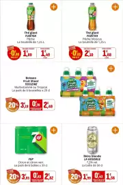 Catalogue Coccimarket page 21: LA GOUDALE Bière blonde €1,56, 7UP Citron et citron vert €2,82