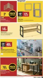 Catalogue Bricorama page 3: Range-chaussures €14,90, DECO SYSTEM cintres €3,00