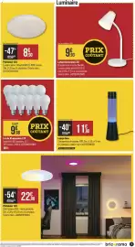 Catalogue Bricorama page 7: FREY Ampoules LED €9,98, Lampe de bureau LED €9,93