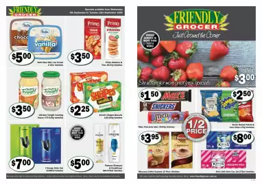 Friendly Grocer catalogue week 37 Page 1: Chicken Tonight Cooking Sauce Varieties €3,50