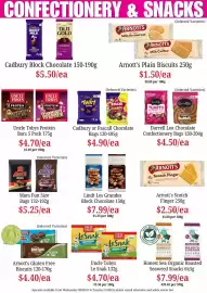 Farmer Jack's catalogue week 37 Page 10: Lindt Les Grandes Block Chocolate €7,99, Arnott's Scotch Finger €2,50