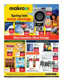 Makro catalogue Page 1: Coca-Cola Original Taste Less Sugar Soft Drink €75,00, M 2-Ply Toilet Tissue 18's €190,00