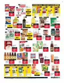 Makro catalogue Page 3: M Extra Virgin Olive Oil €159,95, Hulett's White Sugar €118,95