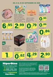 Folleto HiperDino Página 40: Kalise sandwich helado o cheesecake frutos del bosque €2,99, 1906 reserva especial cerveza €7,40