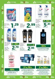 Folleto HiperDino Página 10: Gliss champú distintas variedades €2,95, H&S champú Pro7 distintas variedades €2,70