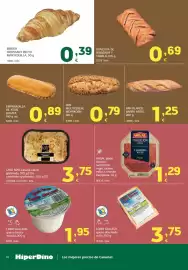 Folleto HiperDino Página 14: Argal chorizo regio €1,29, Casa Mas lasaña carne gratinada €3,75