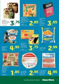 Folleto HiperDino Página 17: Europe papas classic €2,99, Magnum signature helado pistacho o la peche €3,75