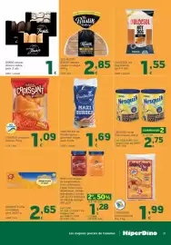 Folleto HiperDino Página 21: Hero mermelada de temporada €1,28, Nesquik cacao instantáneo €2,75