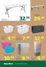 Folleto HiperDino Página 38: Cesta de ropa rattán nº 3 €4,99, Cesta de ropa rattán €9,99