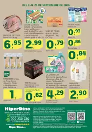 Folleto HiperDino Página 40: Kalise sandwich helado o cheesecake frutos del bosque €2,99, 1906 reserva especial cerveza €7,40