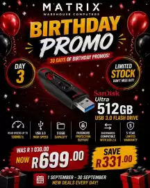 Matrix Warehouse catalogue Page 1