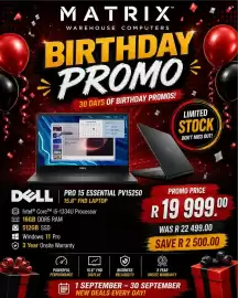 Matrix Warehouse catalogue Page 2