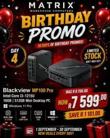 Matrix Warehouse catalogue Page 4