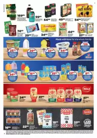 OK Foods catalogue Page 4: Jacobs Cappuccino Sticks Assorted €49,99, Clover Tropika Flavoured UHT Dairy Fruit Mix €22,99