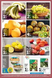 Catálogo E.Leclerc Página 19: Melocotón Amarillo €1,79, Kiwi Zespri €4,15