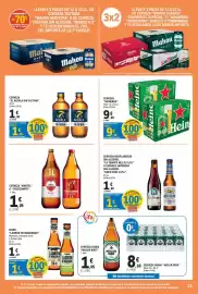 Catálogo E.Leclerc Página 23: El Águila sin filtrar €1,09, Ladrón de manzanas cider €1,19