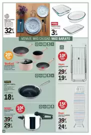 Catálogo E.Leclerc Página 32: Versa Design vajilla 18 piezas porcelana modelo lola azul €32,95, Rayen tendedero alas €19,95
