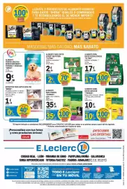 Catálogo E.Leclerc Página 36: Ultima alimento para gatos esterilizados €17,49, Ifa amigo €9,30